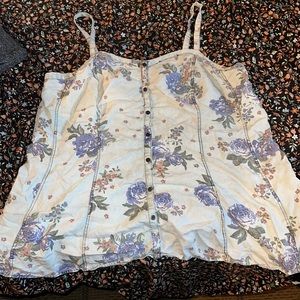 Torrid size 4 babydoll thin strap blouse
